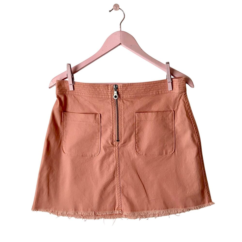 Madewell Peach Mini Skirt